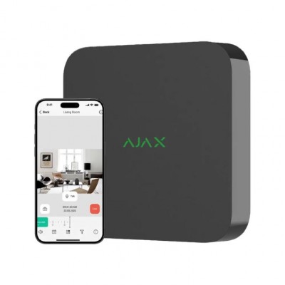 Відеореєстратор Ajax NVR (16 ch) чорний