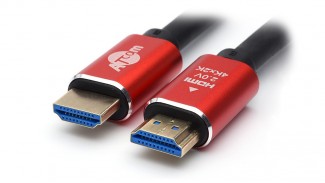 Кабель HDMI-HDMI ATcom v.2.0 Red/Gold 10 метрів