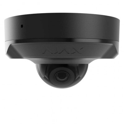 Проводная охранная IP-камера Ajax DomeCam Mini (8 Mp/2.8 mm) Black