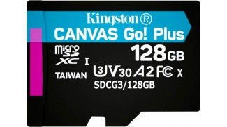 Карта пам'яті microSDXC Kingston 128GB U3 V30 A2 (SDCG3/128GBSP)