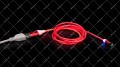 Кабель USB 2.0 AM to Lightning магнітний Red LED 1.0 метр