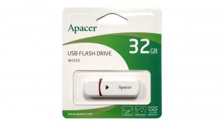 Накопичувач Apacer 32GB AH333 USB 2.0 White (AP32GAH333W-1)