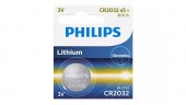 Батарейка CR2032 Philips Lithium 3V 1 шт блістер
