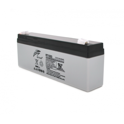 Батарея акумуляторна Ritar AGM RT1223 12V 2.3 Ah сіра