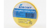 Стрічка ізоляційна Eurosky 25 метрів жовта