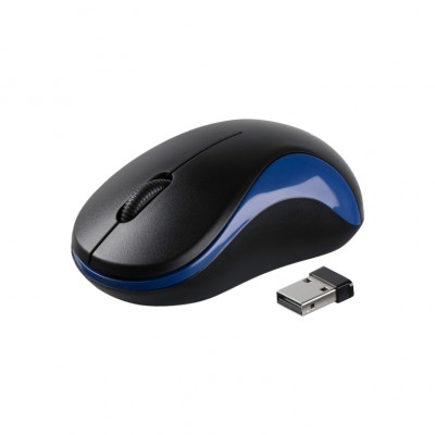 Миша комп'ютерна бездротова Vinga MSW-882 чорна з синім