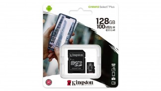 Карта памяти microSDXC Kingston 128GB Canvas Select Plus Adapter (SDCS2/128GB) 