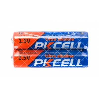 Батарейка PKCELL ULTRA ALKALINE 1.5V AAA/LR03 2 шт пластик