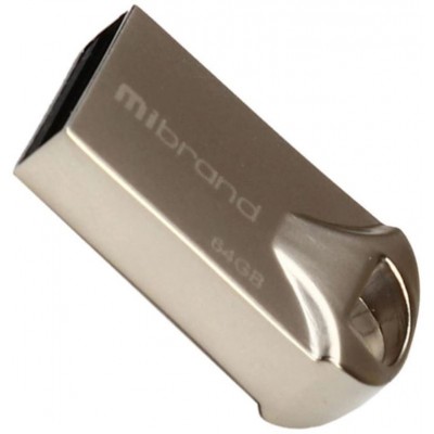Накопитель Mibrand Hawk 64Gb Silver USB 2.0 (MI2.0/HA64M1S) 