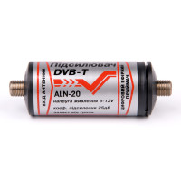 Антенний підсилювач ALN-20 5-12V Бочка під F