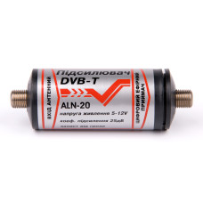 Антенний підсилювач ALN-20 5-12V Бочка під F