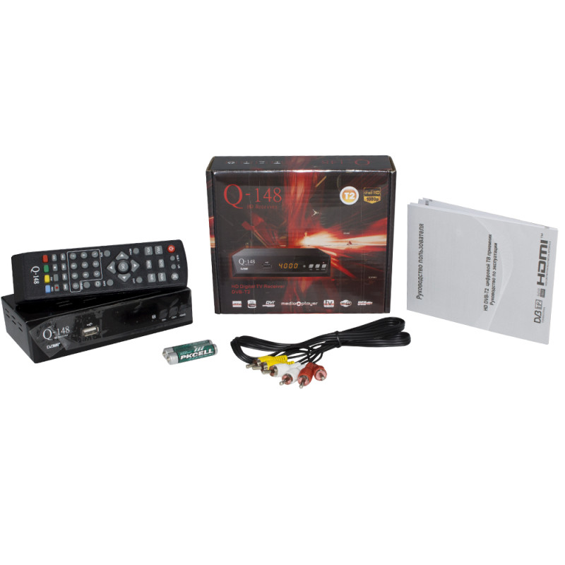 Q-SAT Q-148 IPTV DVB-T2 Dolby Digital AC3