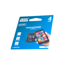 Карта пам'яті microSDHC GOODRAM 4GB class 4 (M40A-0040R11)