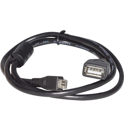 Кабель OTG USB 2.0 AF - Micro B USB 0.8 м