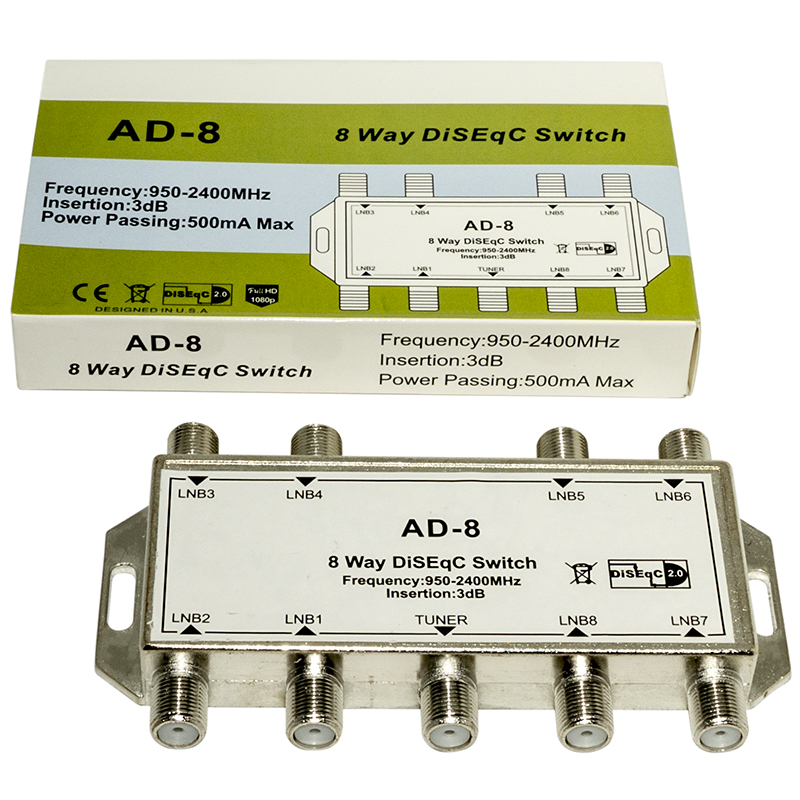 DiSEqC 8х1 Alphabox AD-8 Акція!