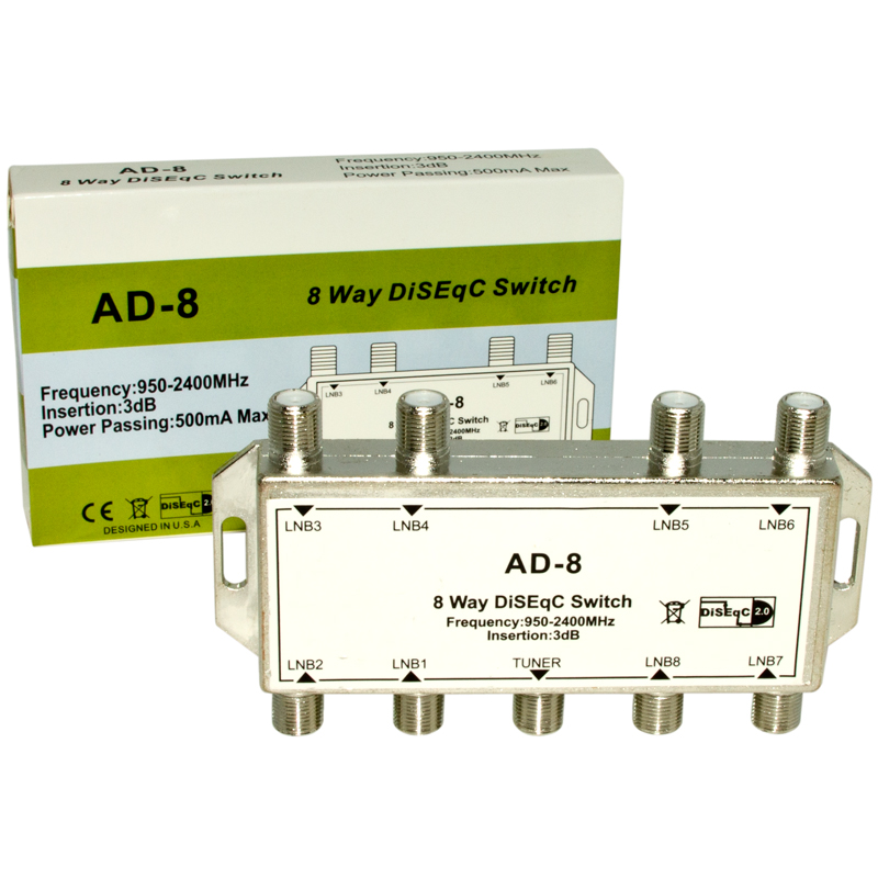 DiSEqC 8х1 Alphabox AD-8 Акція!