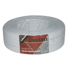 Кабель коаксіальний DIALAN RG6U-32W 50 метрів 75 Ом