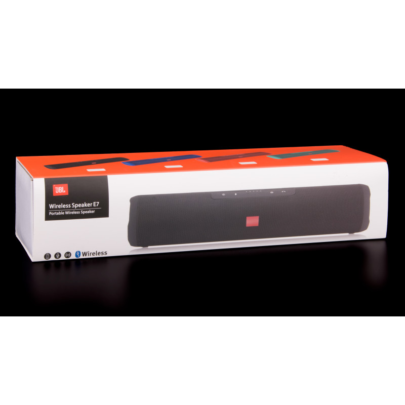 Колонка портативна JBL WIRELESS SPEAKER E7 Bluetooth чорна copy