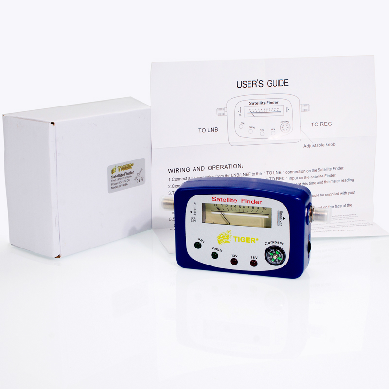 Прилад для налаштування SatFinder Tiger SF-903A компас