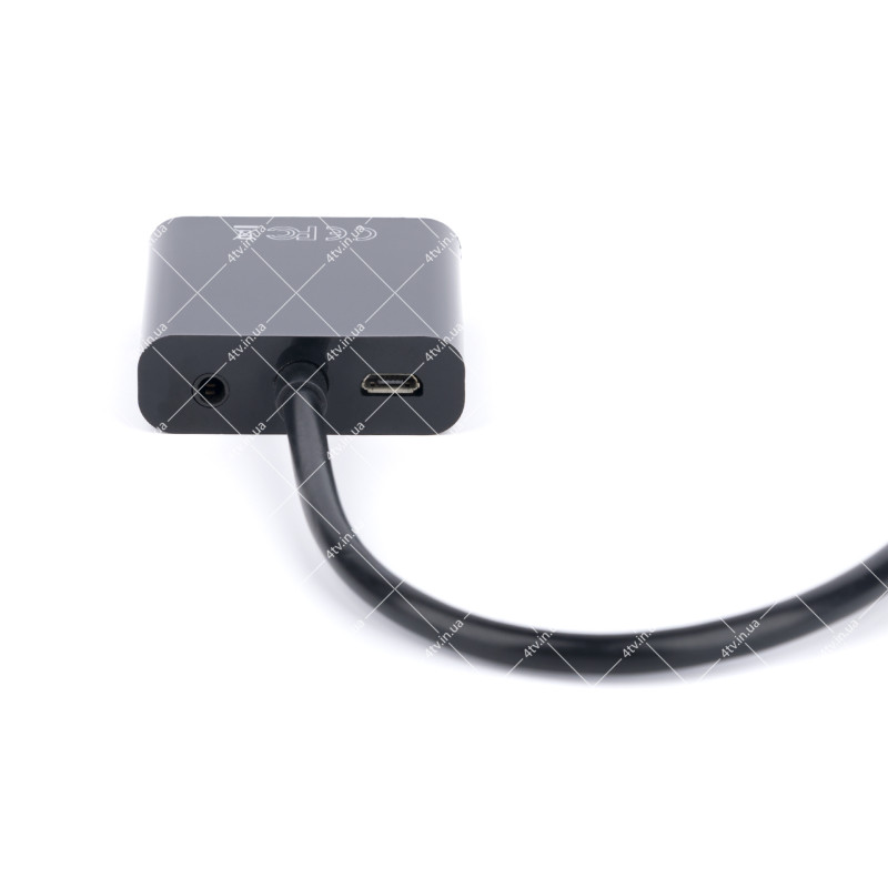 Адаптер (перехідник) HDMI - VGA + AUDIO + ЖИВЛЕННЯ 0.2м
