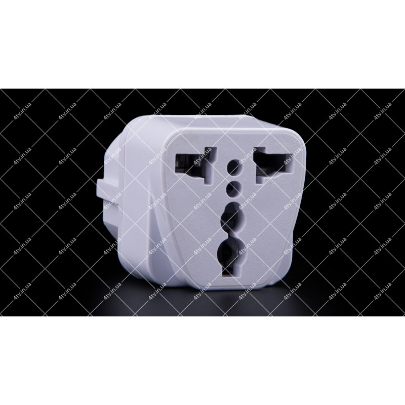 Перехідник мережевий AU/US/UK на EU travel adaptor