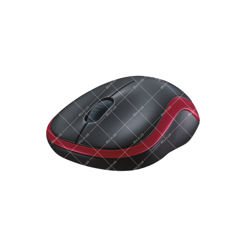 Мышь компьютерная беспроводная Logitech M185 красная