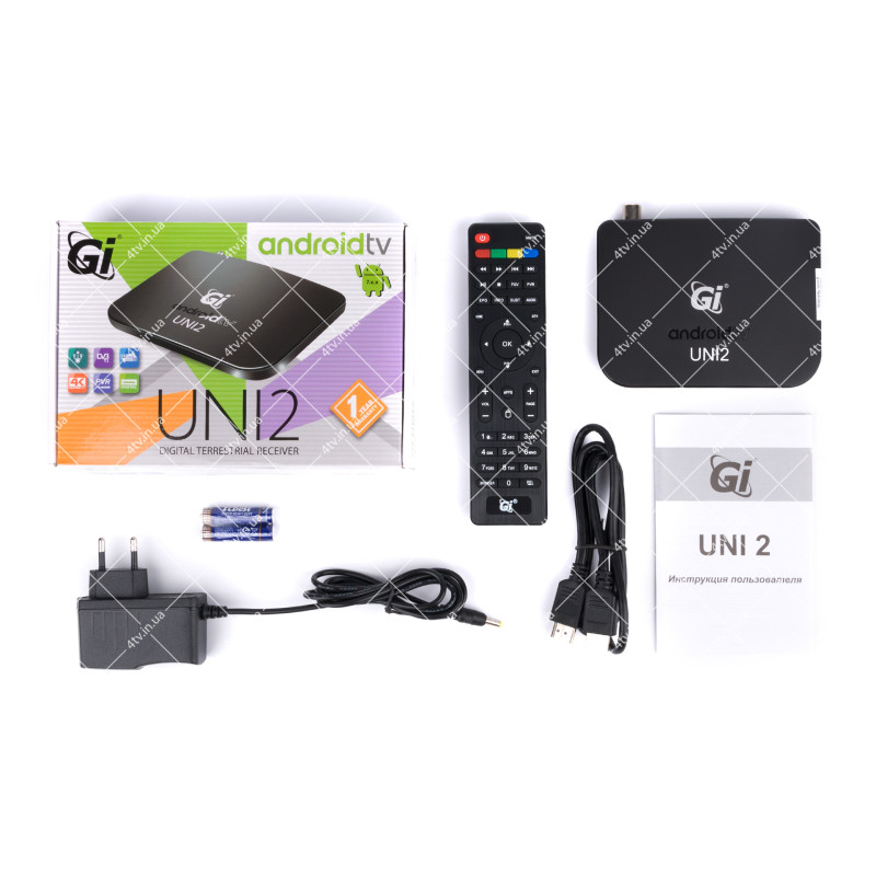 GI UNI 2 DVB-T2/C S905D 1GB/8GB