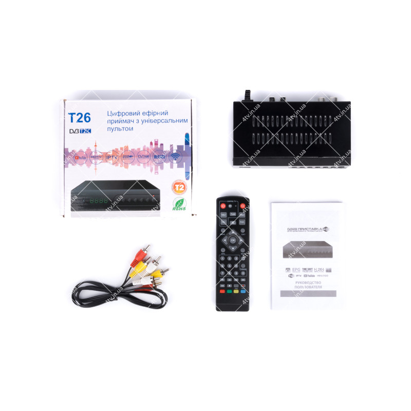 T26 DVB-T2 + пульт обучаемый АКЦИЯ!