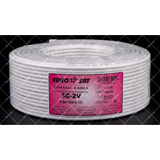 Кабель коаксіальний EUROSAT 3C-2V 100 метрів 75 Ом