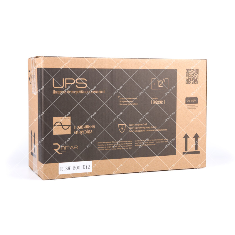 ИБП UPS Ritar RTSW-600 D12 LCD 12V 360W