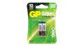 Батарейка GP Super Alkaline 1.5V AAA LR3 GP24A 2шт блістер