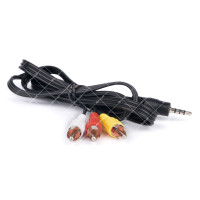 Кабель 3RCA-3.5мм Jack аудіо-відео 14мм 1 метр