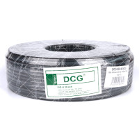Кабель коаксиальный DCG RG-6 100 метров 75 Ом черный