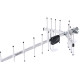 CDMA/3G антенна 800-22-17 (коробка) 1.3м 17dB