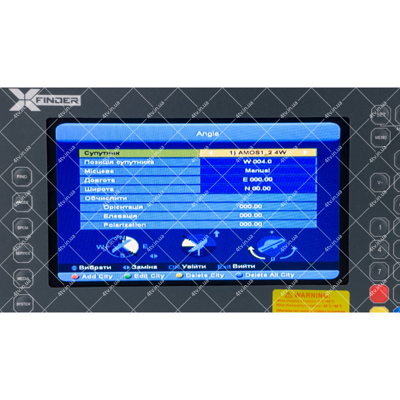 Прибор для настройки GI X-Finder 2 xFinder 2 DVB-S/S2/C/T/T2