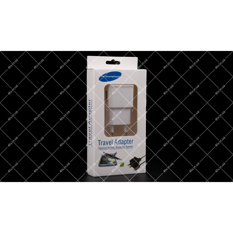 Адаптер мережевий 220В 5V 2.1A USB 1 порт