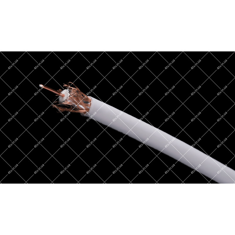 Кабель коаксиальный EUROSAT CF609ST 1.02+96/0.12 100 метров 75 Ом