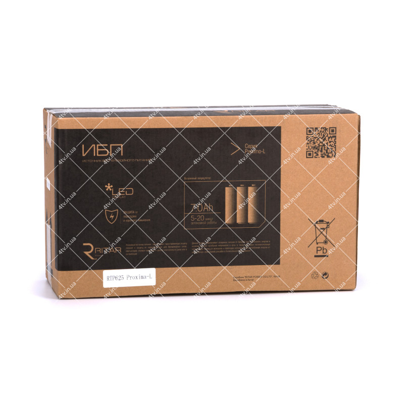 ИБП UPS Ritar RTP625 (375W) Proxima-L