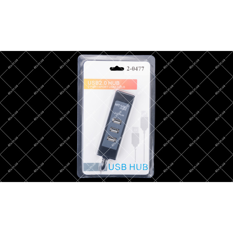 USB HUB 2.0 MT-VIKI MT-214 на 4 порта, 480Mbts