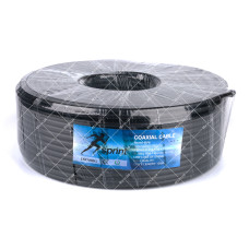 Кабель коаксіальний Sprint RG-6 100 метрів 75 Ом чорний