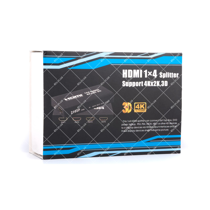 Спліттер HDMI 4K 1х4 активний UHD ATcom
