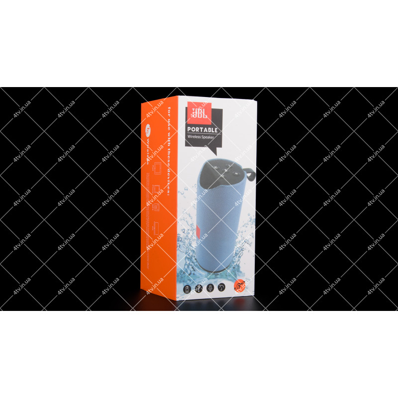 Колонка портативна JBL (T&G) TG-113 Bluetooth сіра copy