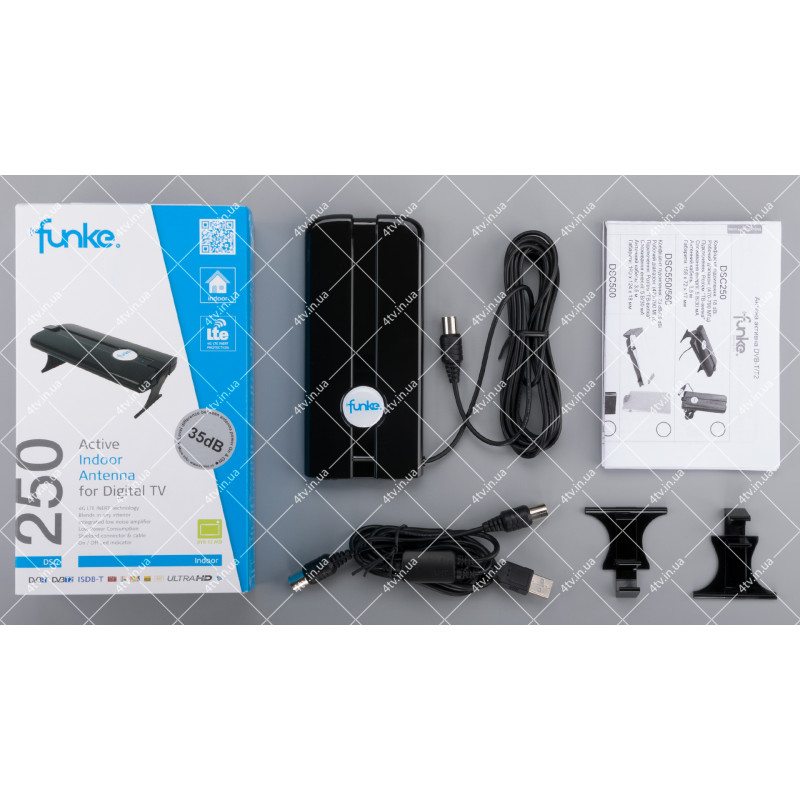 Т2 антена Funke DSC250 кімнатна активна 5V