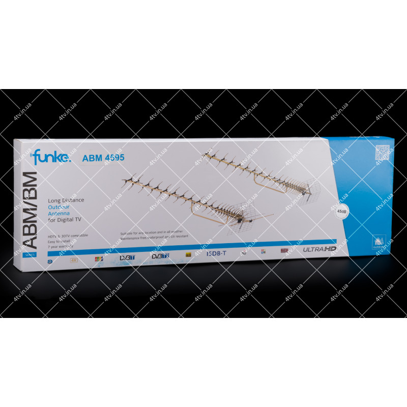 Т2 антена Funke ABM 4595 зовнішня активна 5V
