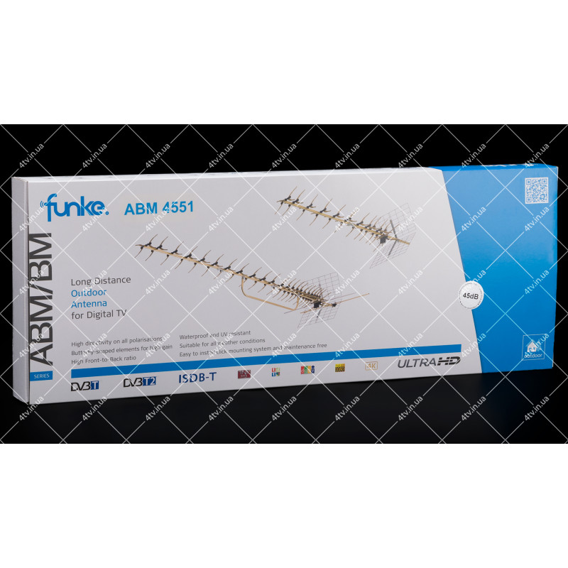 Т2 антенна Funke ABM 4551 наружная активная 5V