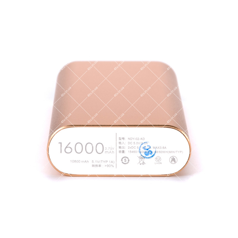 Mii Power Bank 16000 mAh copy золотой