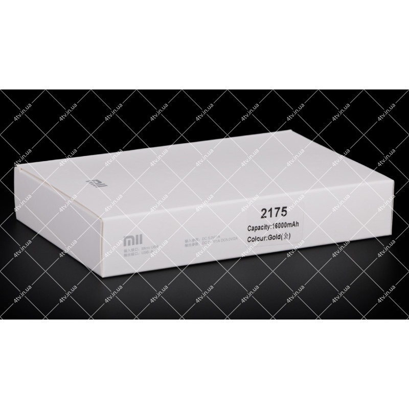 Mii Power Bank 16000 mAh copy золотой