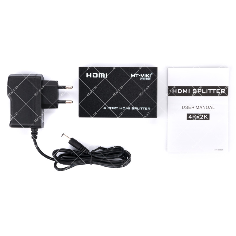 Спліттер HDMI MT-VIKI 4K 1х4 активний UHD