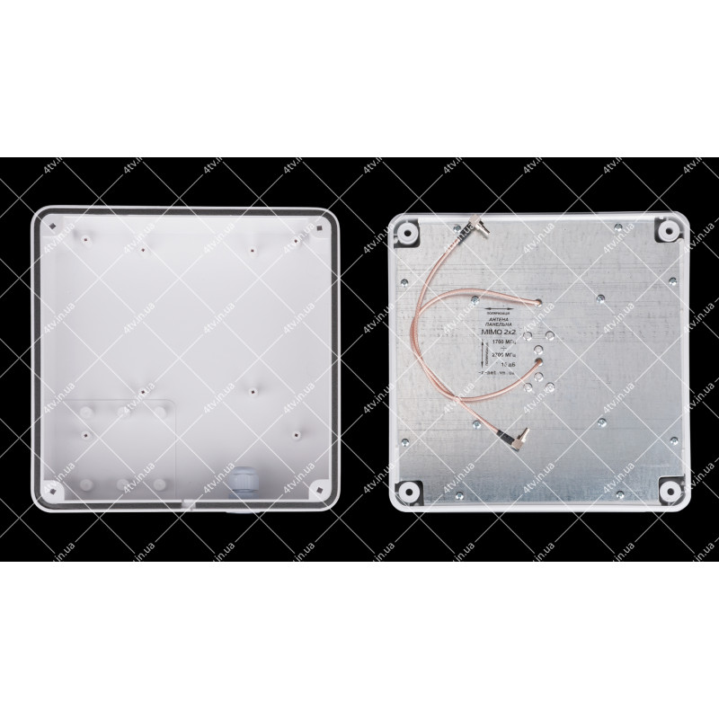 GSM/3G/4G/LTE антенна в боксе MIMO 2x2 1900-2700 МHz 15dB