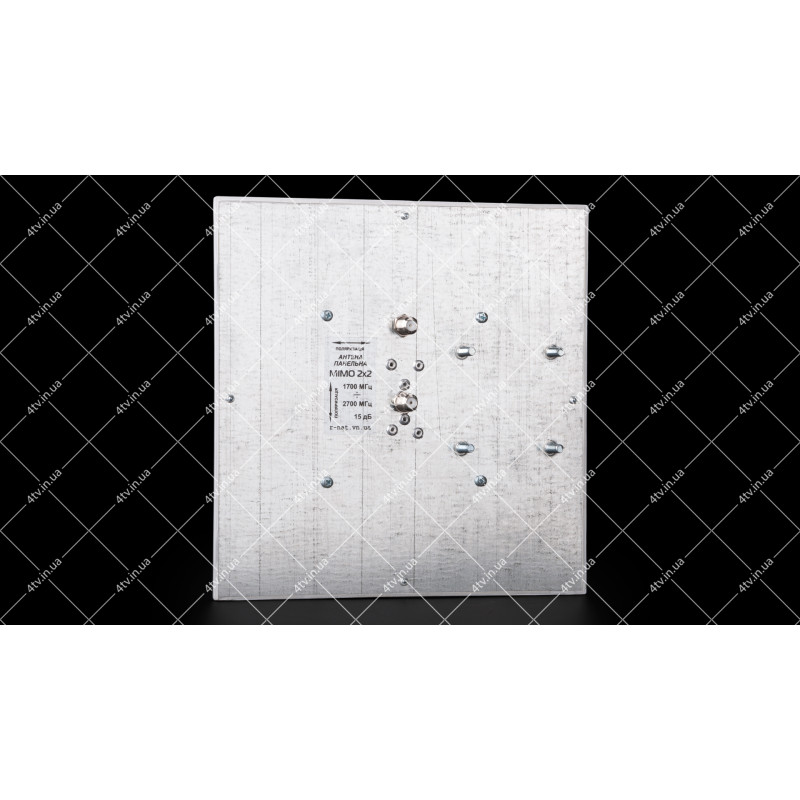 GSM/3G/4G/LTE КВАДРАТ MIMO 2x2 1700-2700 МГц 3G (UMTS), 4G (LTE), 4.5G (LTE-Advanced Pro), 15dBi